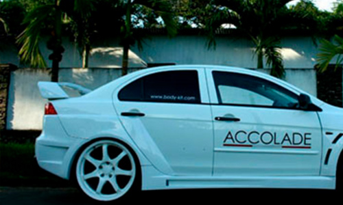 Заднее расширение кузова Accolade GT400 для Mitsubishi Lancer 10